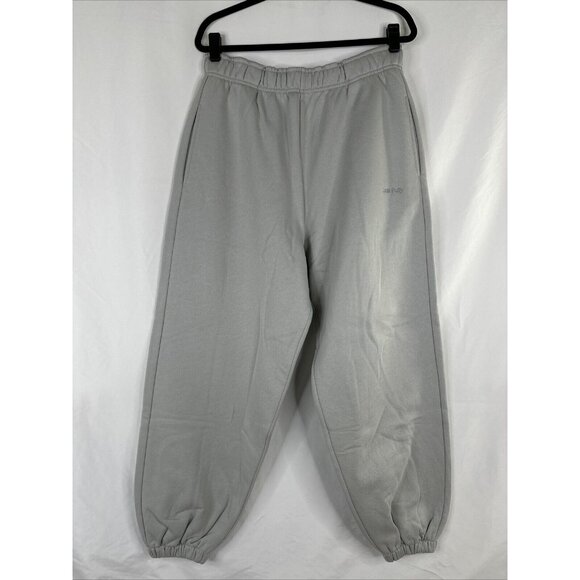 Little Puffy Comfort Sweatpants Womens Size XL Gray Fleece Lined Drawstring New - Picture 1 of 16